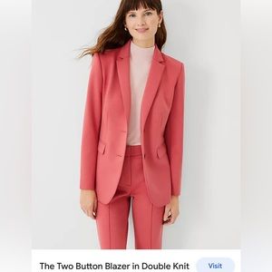 Ann Taylor 16 Tall. Beautiful pink color. NWT Double Knit